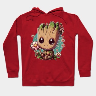 Cute romantic little Groot Hoodie